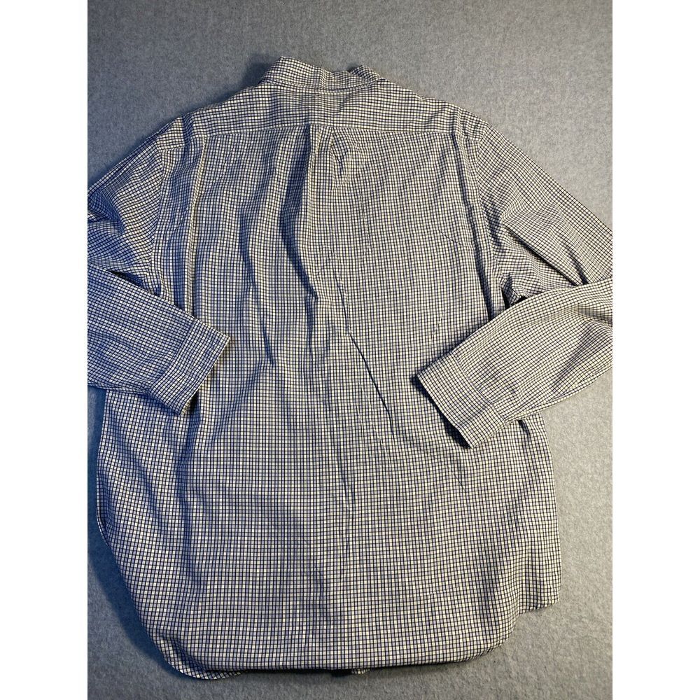 Ralph Lauren Shirt Mens XLarge Multi Button Up Long Sleeve Cotton Polo Jeans Co - Picture 9 of 9